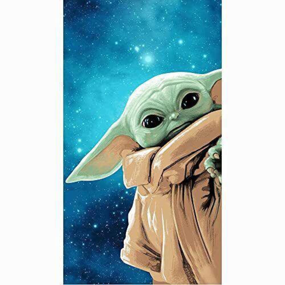 Disney Star Wars Beach Towel Grogu Yoda Oversized